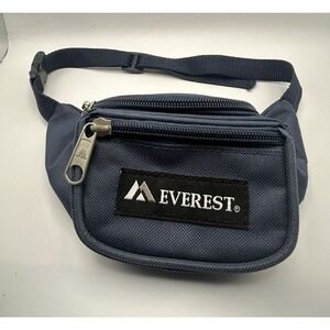 Youth Everest Waist Fanny Pack‎ Blue Double Pocket Unisex